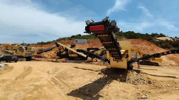 Usinas de britagem móveis de granito de 300 tph em Fujian