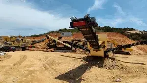 Usinas de britagem móveis de granito de 300 tph em Fujian