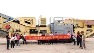 Usina de reciclagem de resíduos de construção de 350 tph em Foshan