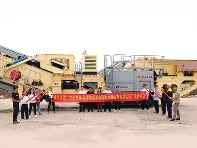 Usina de reciclagem de resíduos de construção de 350 tph em Foshan