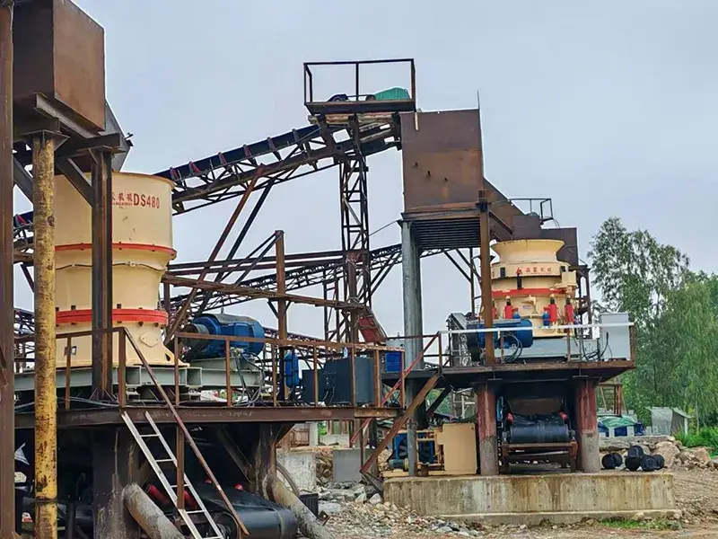 Projeto de usina de agregados de 450 t/h no Camboja