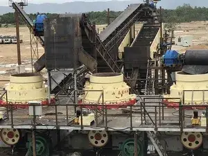 Planta de agregados no Camboja (450 toneladas por hora)