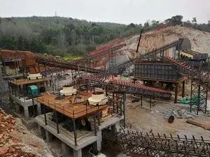 Planta de agregados em Jingshan, Hubei (7,5 milhões de toneladas por ano)