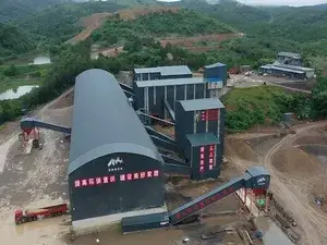 Planta de agregados em Jingmen, Hubei, China (4 milhões de toneladas por ano)