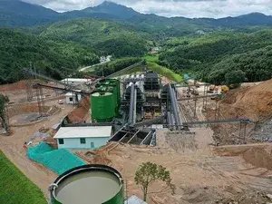 Planta de agregados ecológicos na província de Jiangxi, China (800 t/h)