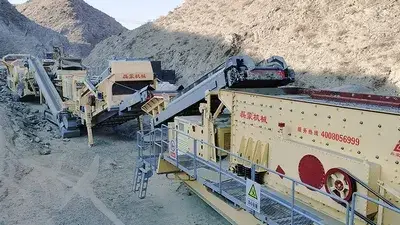 Projeto de britagem de granito em Lanzhou, Gansu (300 toneladas por hora)