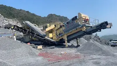 Projeto de usina de trituração móvel em Qingyuan, Guangdong