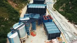 Projeto EPC de usina de agregados de 1.200 tph em Sichuan