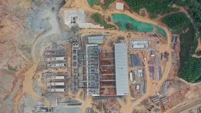 Projeto da planta de agregados do Grupo de Investimento em Construção da Cidade de Wuzhou, em Guangxi (15 milhões de toneladas por ano)