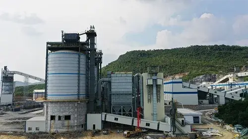 Projeto da usina de agregados da Daming Mining em Xiangzhou, Guangxi