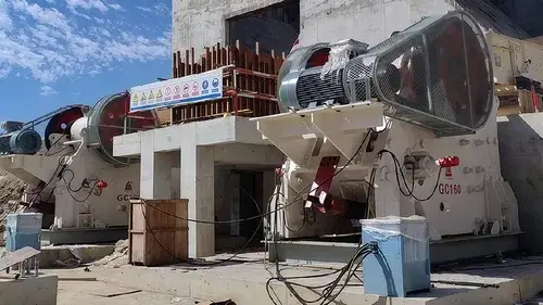 Projeto de planta de agregados do Grupo China Gezhouba em Ding'an, Haina