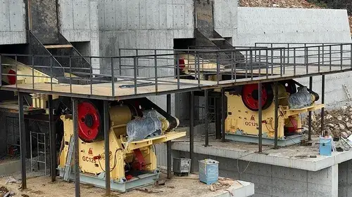 Planta de britagem de pedras para o Projeto de Desvio de Água Sul-Norte da CR18G