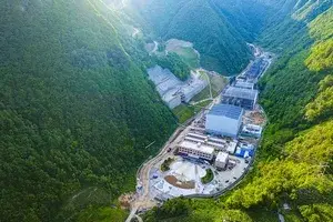 Planta de agregados em Chongqing (15 milhões de toneladas por ano)