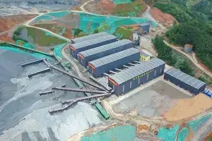 Planta de agregados do Grupo de Investimento em Construção da Cidade de Wuzhou, em Guangxi (10 milhões de toneladas por ano)