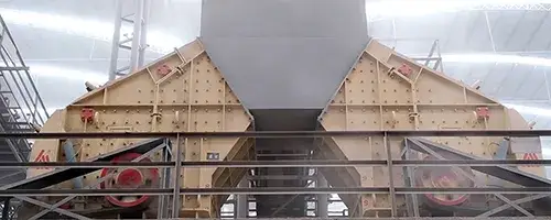 Triturador de impacto utilizado no projeto da linha de produção de agregados de calcário da Tianjing Calcium Company (5 milhões de toneladas por ano)