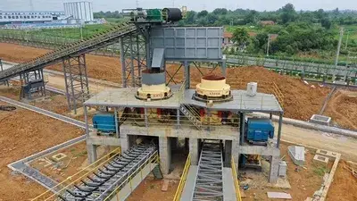 Projeto de uma unidade de produção de agregados em Jingmen, Hubei (7 milhões de toneladas por ano)