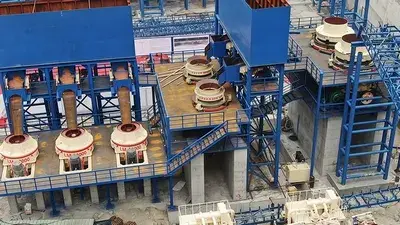 Projeto da planta de agregados EPC em Wenchuan, Sichuan