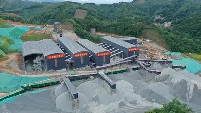 Projeto da planta de agregados do Grupo de Investimento em Construção da Cidade de Wuzhou, em Guangxi (15 milhões de toneladas por ano)