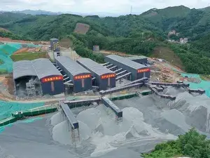 Projeto da planta de agregados do Grupo de Investimento em Construção da Cidade de Wuzhou, em Guangxi (15 milhões de toneladas por ano)