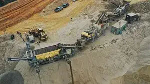 Projeto de planta de britagem móvel com capacidade de 300 t/h em Zhaoqing, Guangdong