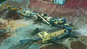 Projeto de usina de britagem móvel em Fujian