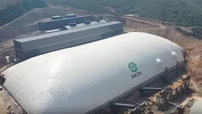 Projeto da fábrica de agregados da Yangfeng Zhongwei em Jingmen, Hubei