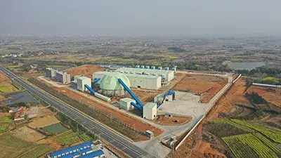 Projeto de uma unidade de produção de agregados em Jingmen, Hubei (7 milhões de toneladas por ano)